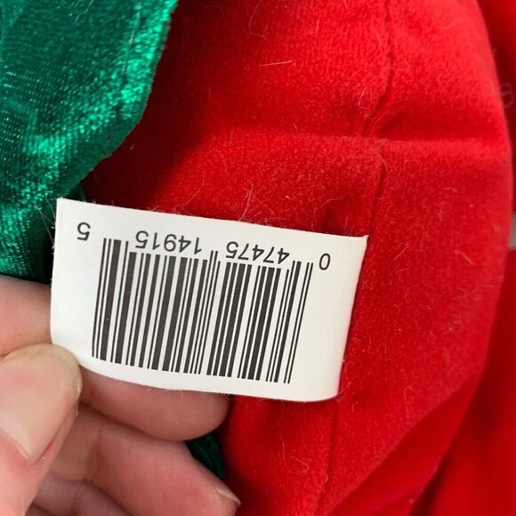 2001 Christmas Snowflake Friend Teddy Bear Girl Festive Bow Plush Stuffed Animal - Picture 9 of 10